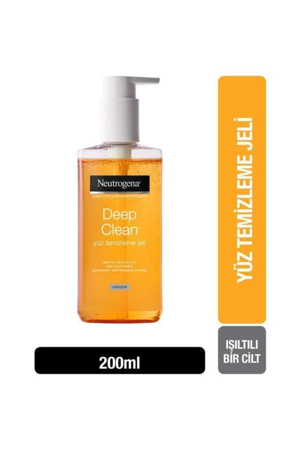 ژل شستشوی صورت نوتروژینا مدل deep clean حجم 200 میل