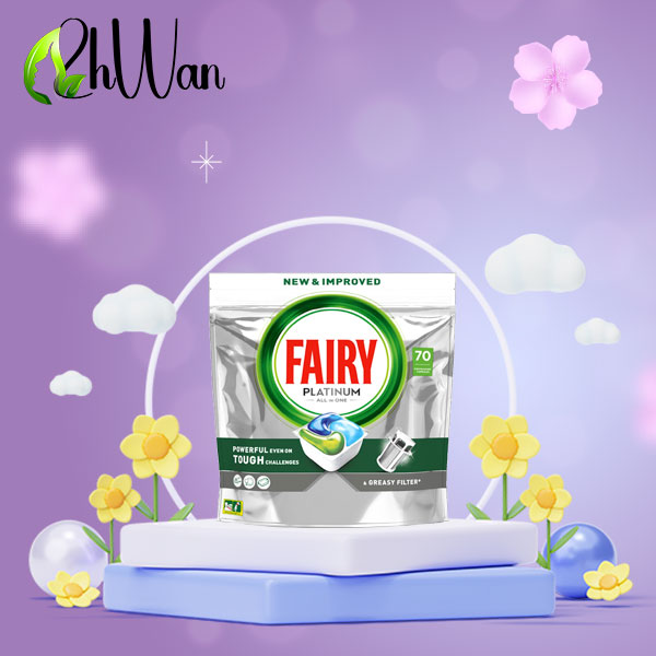 قرص ماشین ظرفشویی پلاتینوم فیری 70 عددی Fairy